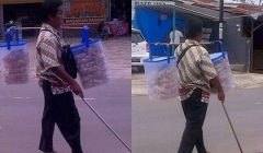 Kisah Seorang Penjual Krupuk keliling Buta