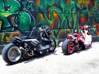 Modifikasi Matic Lowrider Gambot Ala Thailand