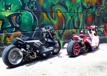Modifikasi Matic Lowrider Gambot Ala Thailand