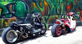 Modifikasi Matic Lowrider Gambot Ala Thailand